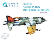1/72 Harrier AV-8A early 3D-Print.&col.Interior (AIRF)