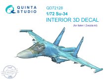 1/72 Su-34 3D-Print.&col.Interior (ZVE/ITA)
