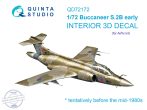 1/72 Blackburn Buccanneer S.2B Early 3D-Print.&col - Airfix