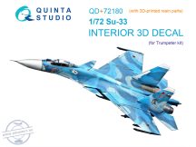   1/72 Su-33 3D-Print.&col.Interior (TRUMP) - műgyanta alkatrészekkel