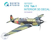 1/72 Yak-1 3D-Print.&col.Interior (ZVE)