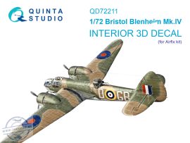 1/72 Bristol Blenheim Mk.IV 3D-Print.&col.interior - Airfix