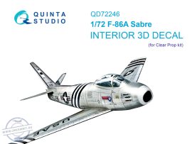 1/72 F-86A Sabre 3D-Print&col.Interior (CL.PROP)