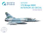 1/72 Mirage 2000C 3D-Print&col.Interior (DREAM M.)