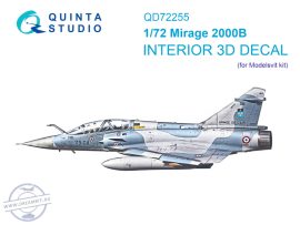 1/72 Mirage 2000B 3D-Print&col.Interior (MSVIT)