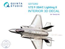 1/72 F-35A/F-35C Lightning II 3D-Pr.&col.Int.(TAM)