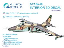 1/72 Su-25 3D Interior (ZVE) - Műgyanta üléssel