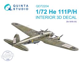 He 111P/H 3D-Print.&col.interior - 1/72 - Airfix
