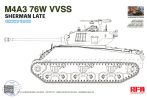 M4A3 76W VVSS Sherman Late - 1/35 M4A3 76W VVSS Sherman Late - 1/35