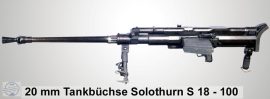 Csaba lövegcső - 1/35 - 20 mm Solothurn