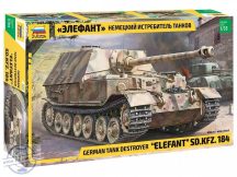 German Tank Destroyer Elefant with Zimmerit Decals - 1/35 